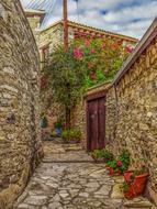 Traditional stone houses, cyprus, vavla