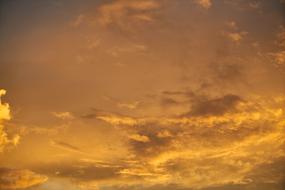 Landscape of Sky Clouds at sunset