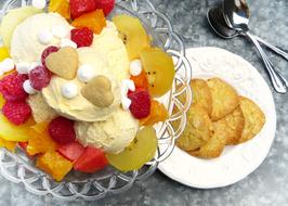 Ice Cream Sundae fruits