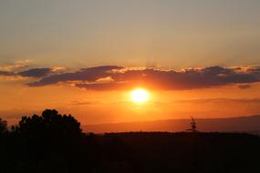 Sunset Solar Sky