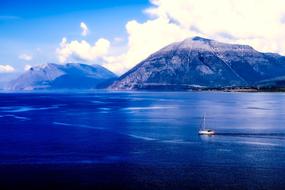 landscape of Sea Ocean in Greece