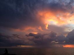 Sky Clouds at sunrise