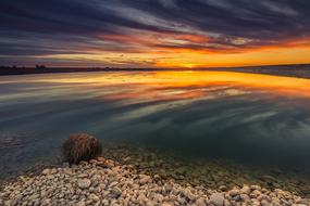 Sunset Dawn over sea