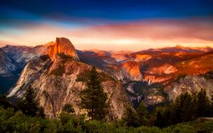 Landscape of California Mountains