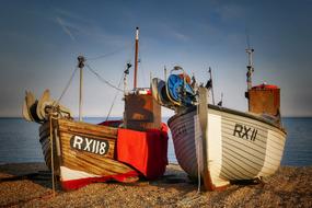 Fishing Boats at Port Beach