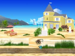 house on the coast as an illustration