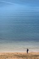 landscape of Sea blue Water