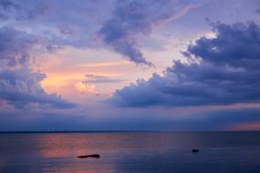 Landscape of sunset Summer Sky