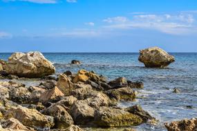 Water Seashore stone