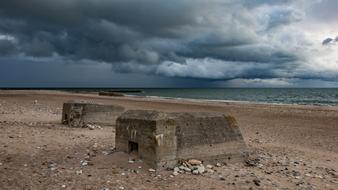 concrete buildings on the coast