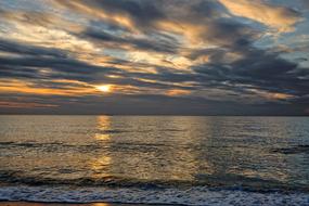 Sunset Sea Ocean