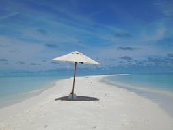 Landscape of Sea sand Island