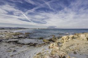 landscape of Sardinia Sea Beach