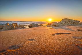 Sand Foot at Sunset