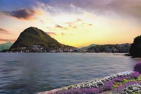 Lugano Lake Switzerland