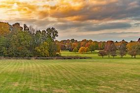 Landscape Park on an autumn evening