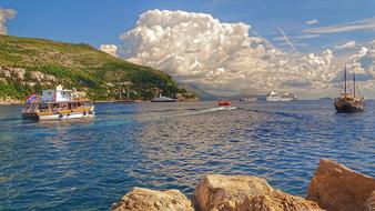 boat Waters Travel Nature