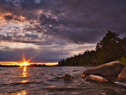 Sea Sunset nature