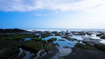 landscape of Indonesian Bali island
