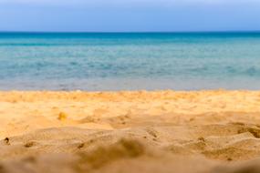 Porto Santo Sand Beach landscape