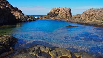 blue Sea stone Beach