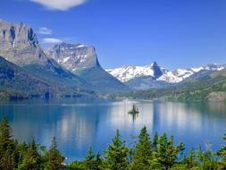 Saint Mary Lake Wild Goose Island