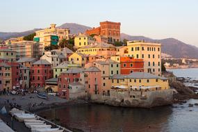 Boccadasse Cinq Terre Colourful architecture