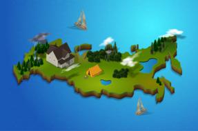 map travel icon geometric art