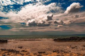 Rocky Coast Sea Sky