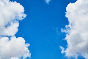 Clouds on Blue sky Composition
