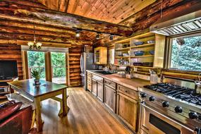 wood Log Home