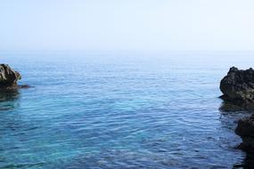 landscape of Waters Nature sea in Italy