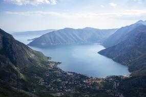 Landscape of montenegro Mountains Sea