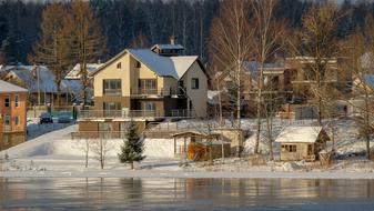 landscape of House Beach Water