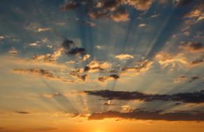 landscape of Sunrise Clouds Sky