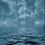 water clouds mirroring background