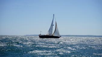 white Sailboat Water