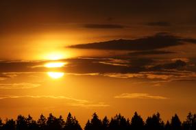 Sunset Dawn Sun landscape