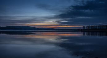 Sunset Over The Lake landscape