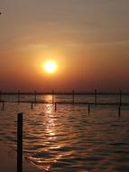 landscape of Sunset Evening sea