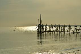 Dawn Morning Jetty pier