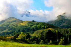 beautiful green mountains, scenic Landscape, turkey, KaÃ§kar