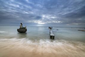 dramatic sky over the coast of Phuquoc island
