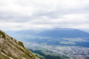 Landscape of Mountain Nature sky