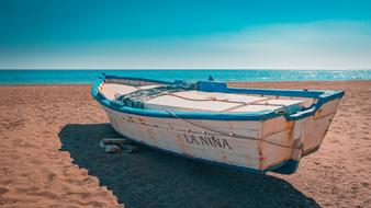 Boat on Beach in Andalusia