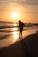 Sunset Sea Beach