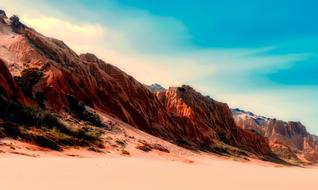 Portugal Mountains beach Landscape