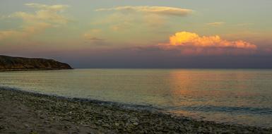 Panoramic view of Water Sunset