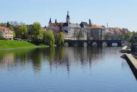 Panorama view of Town Czechia