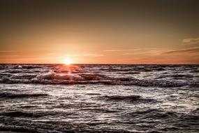 Sea Sunset Holiday landscape